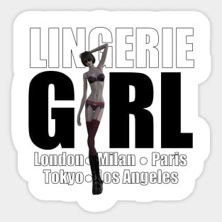 Fashion Girl | Lingerie Girl Sticker